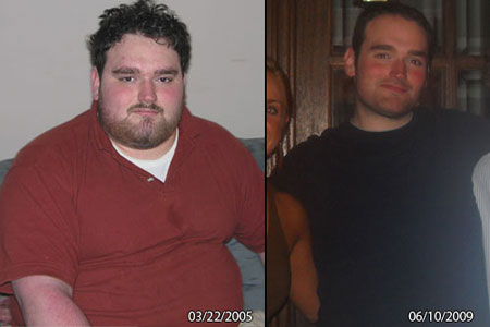 before and after picture of me